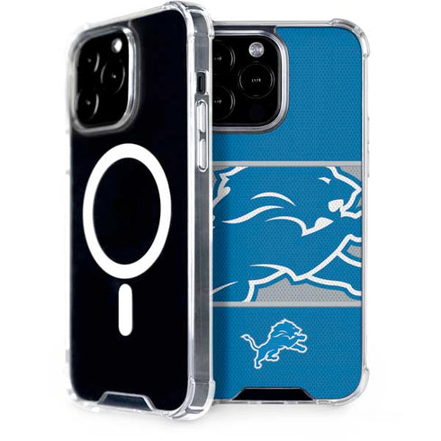 NFL Detroit Lions Zone Block iPhone 15 Pro Max MagSafe Case