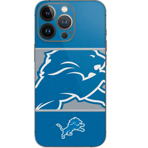 NFL Detroit Lions Zone Block iPhone 15 Pro Skin