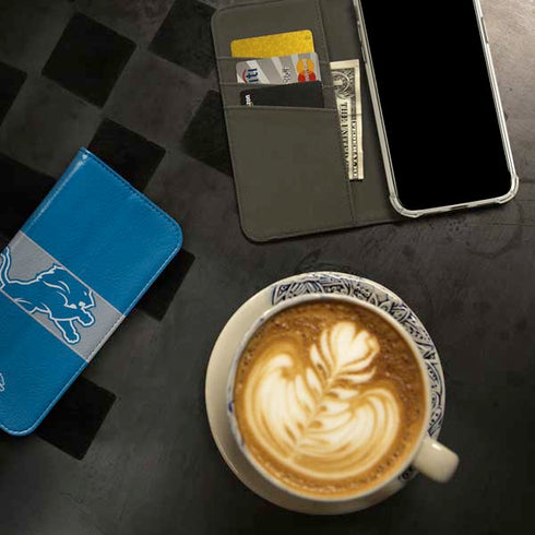 NFL Detroit Lions Zone Block iPhone 15 Plus Folio Case