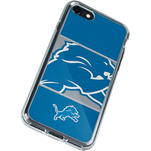 NFL Detroit Lions Zone Block iPhone SE (2nd & 3rd Gen) Clear Case