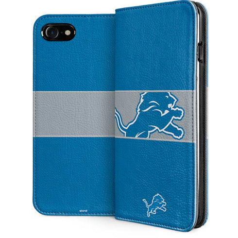 NFL Detroit Lions Zone Block iPhone SE (2nd & 3rd Gen) Folio Case