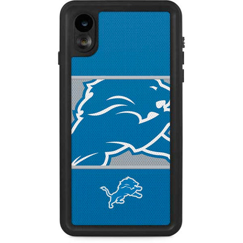 NFL Detroit Lions Zone Block iPhone XR Waterproof Case