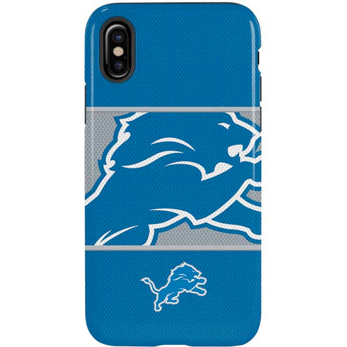 NFL Detroit Lions Zone Block iPhone XS Pro Case