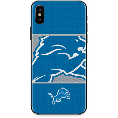 NFL Detroit Lions Zone Block iPhone XS Skin