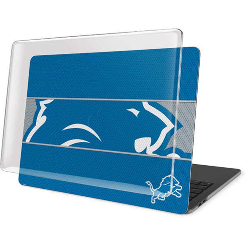 NFL Detroit Lions Zone Block MacBook Pro 15in (2016-19) Case plus Skin