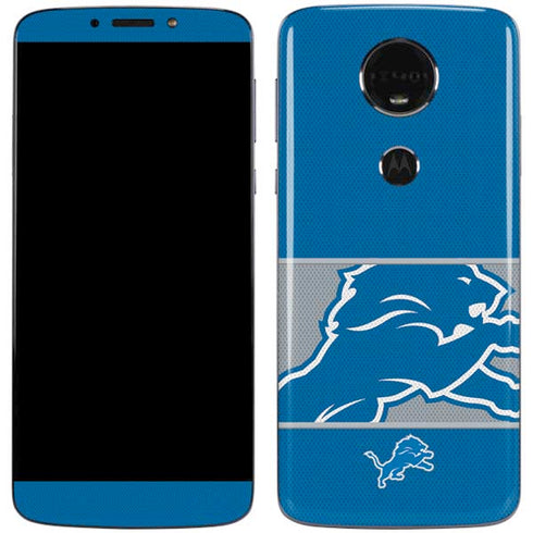 NFL Detroit Lions Zone Block Moto E5 Plus Skin