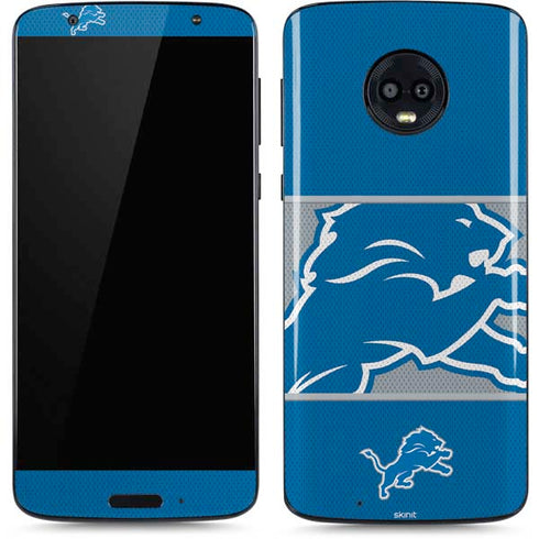 NFL Detroit Lions Zone Block Moto G6 Skin