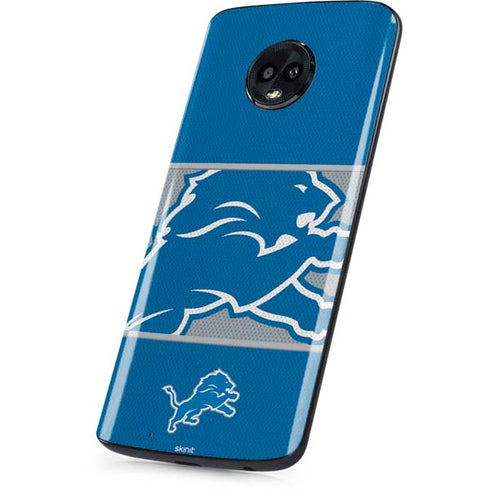 NFL Detroit Lions Zone Block Moto G6 Skin