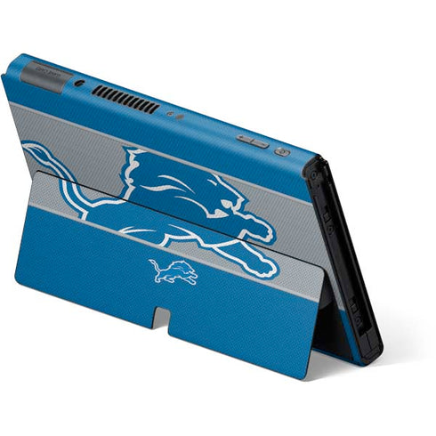 NFL Detroit Lions Zone Block Nintendo Switch OLED (2021) Skin