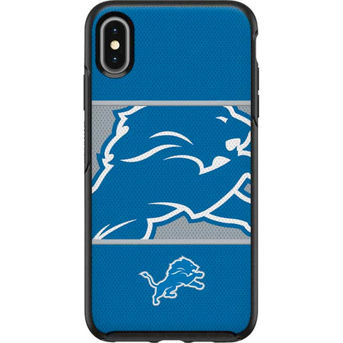 NFL Detroit Lions Zone Block Otterbox Symmetry iPhone Skin