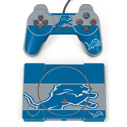 NFL Detroit Lions Zone Block PlayStation Classic Bundle Skin