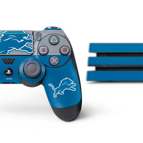 NFL Detroit Lions Zone Block PS4 Pro Bundle Skin