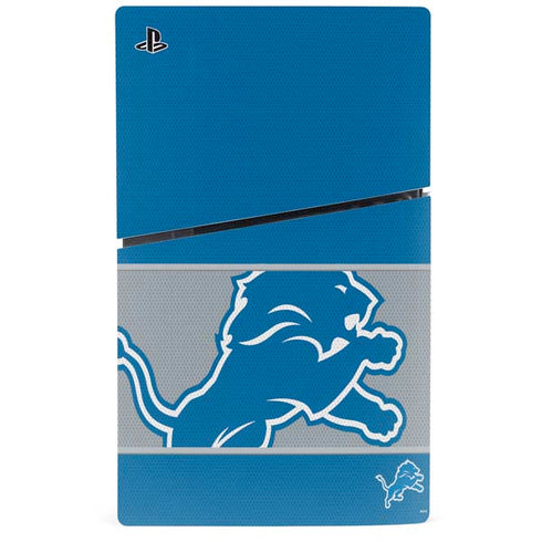 NFL Detroit Lions Zone Block PS5 Slim Disk Console Skin