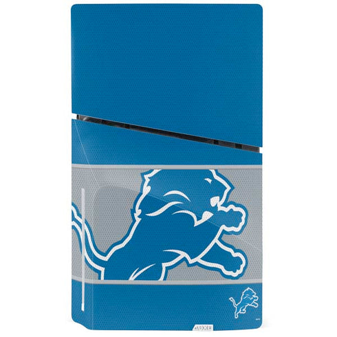 NFL Detroit Lions Zone Block PS5 Slim Disk Console Skin