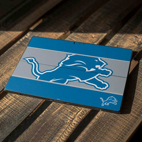 NFL Detroit Lions Zone Block Surface Pro 6 Skin