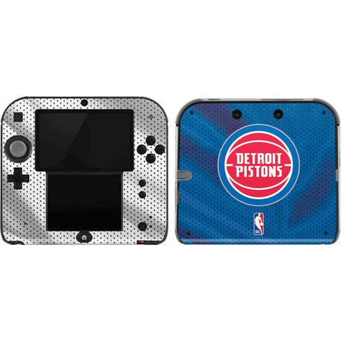 NBA Detroit Pistons Away Jersey Nintendo 2DS Skin