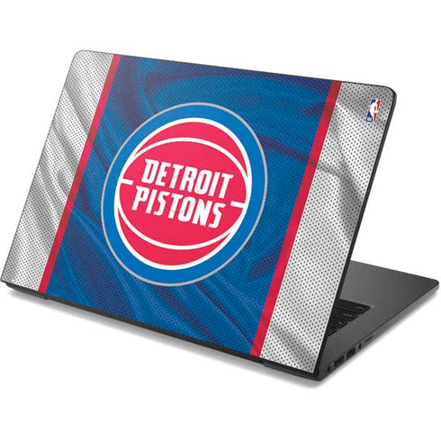 NBA Detroit Pistons Away Jersey Dell Chromebook Skin