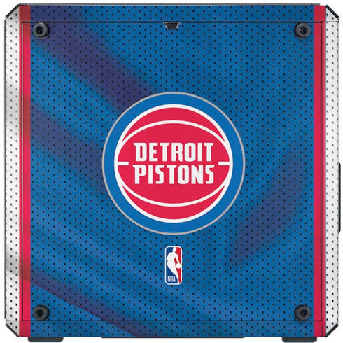 NBA Detroit Pistons Away Jersey Cooler Master MasterBox Q300L Mini Tower Skin