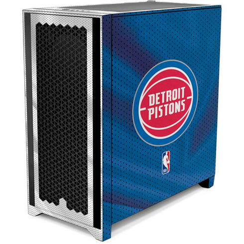 NBA Detroit Pistons Away Jersey Corsair 4000D Tempered Glass Mid-Tower ATX Case Skin