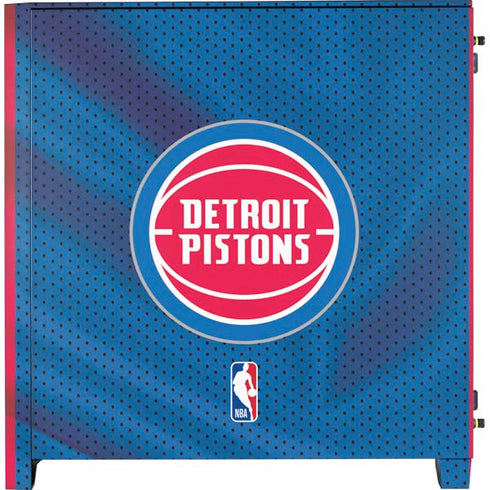 NBA Detroit Pistons Away Jersey Corsair 4000D Tempered Glass Mid-Tower ATX Case Skin