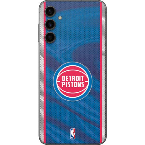 NBA Detroit Pistons Away Jersey Galaxy A14 5G Skin