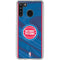 NBA Detroit Pistons Away Jersey Galaxy A21 Clear Case