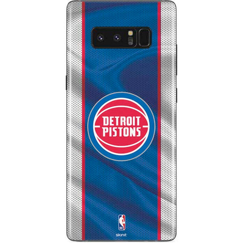 NBA Detroit Pistons Away Jersey Galaxy Note 8 Skin