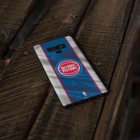 NBA Detroit Pistons Away Jersey Galaxy Note 9 Skin