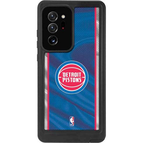 NBA Detroit Pistons Away Jersey Galaxy Note20 Ultra 5G Waterproof Case