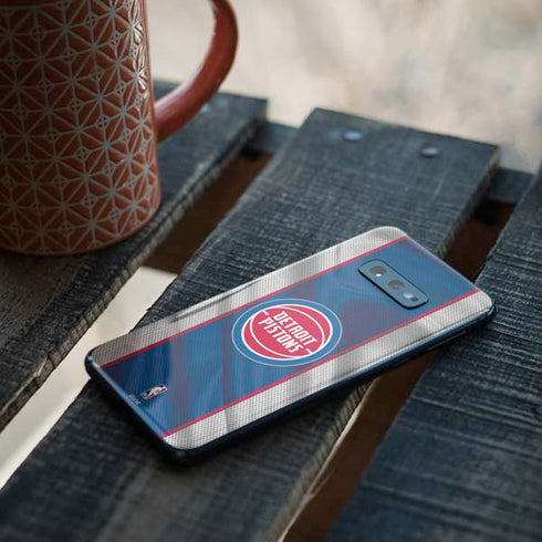 NBA Detroit Pistons Away Jersey Galaxy S10e Skin