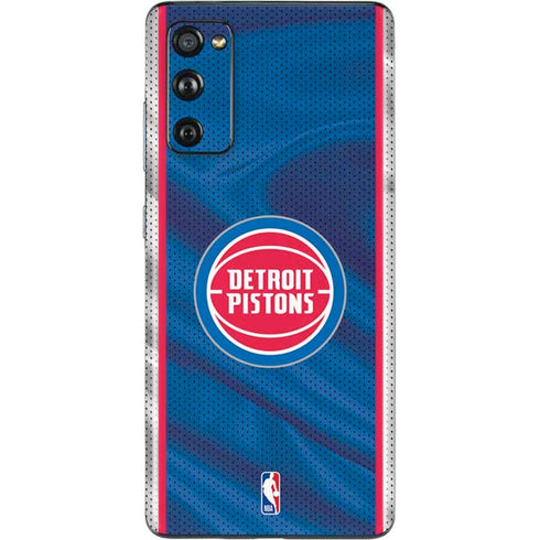 NBA Detroit Pistons Away Jersey Galaxy S20 Fan Edition Skin