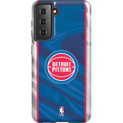 NBA Detroit Pistons Away Jersey Galaxy S21 5G Pro Case
