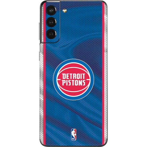 NBA Detroit Pistons Away Jersey Galaxy S21 Plus 5G Skin