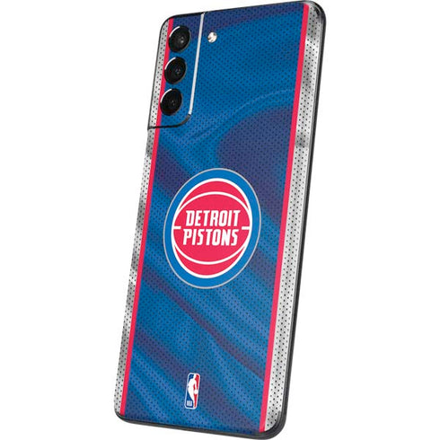 NBA Detroit Pistons Away Jersey Galaxy S21 Plus 5G Skin