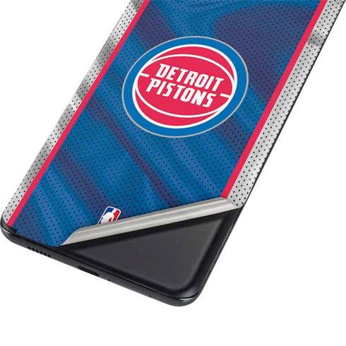 NBA Detroit Pistons Away Jersey Galaxy S21 Plus 5G Skin