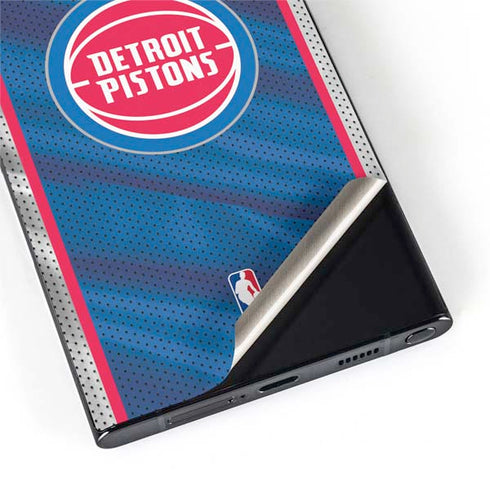 NBA Detroit Pistons Away Jersey Galaxy S22 Ultra Skin
