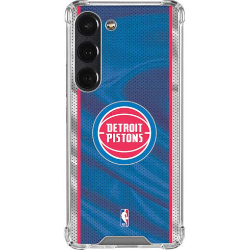 NBA Detroit Pistons Away Jersey Galaxy S23 Clear Case