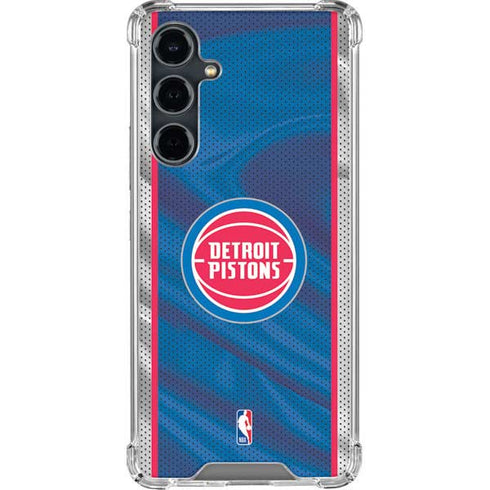 NBA Detroit Pistons Away Jersey Galaxy S23 FE Clear Case