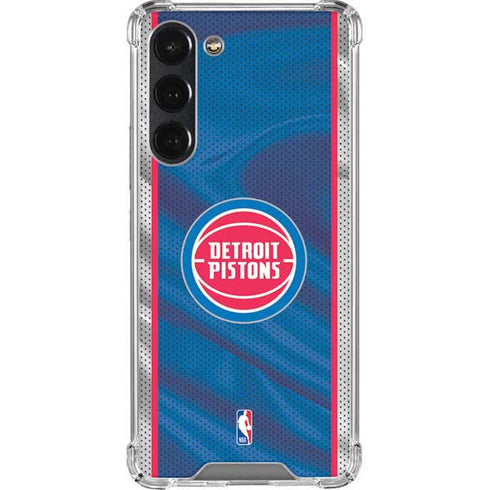 NBA Detroit Pistons Away Jersey Galaxy S23 Plus Clear Case
