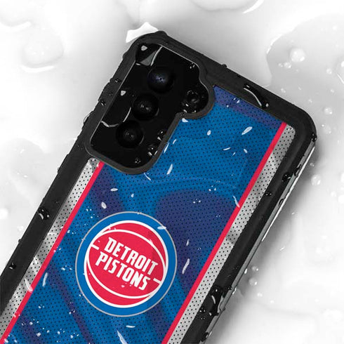 NBA Detroit Pistons Away Jersey Galaxy S23 Plus Waterproof Case