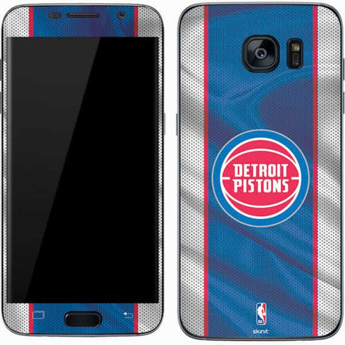 NBA Detroit Pistons Away Jersey Galaxy S7 Skin