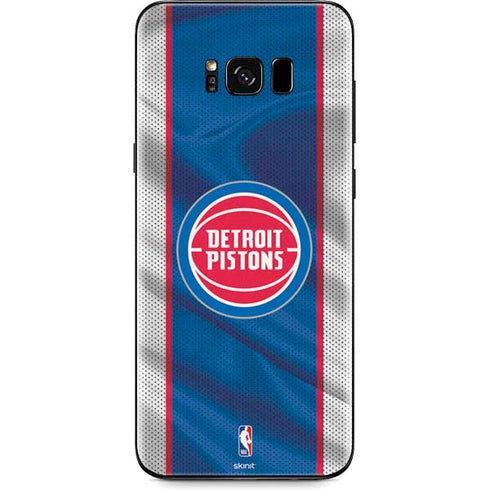 NBA Detroit Pistons Away Jersey Galaxy S8 Skin