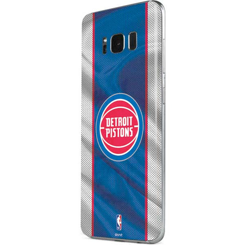 NBA Detroit Pistons Away Jersey Galaxy S8 Skin