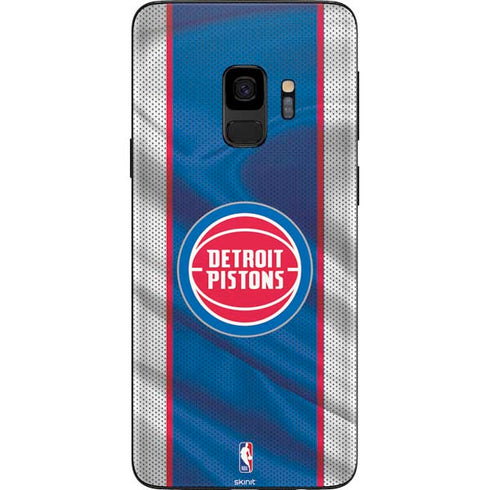 NBA Detroit Pistons Away Jersey Galaxy S9 Skin