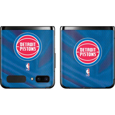 NBA Detroit Pistons Away Jersey Galaxy Z Flip Skin