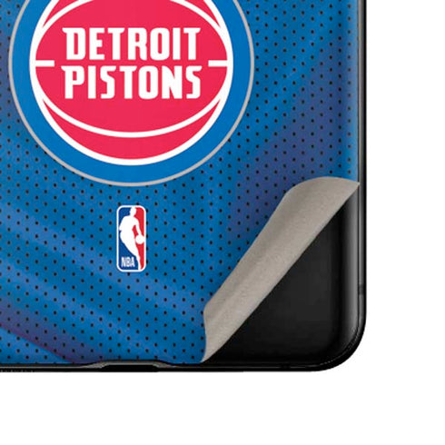 NBA Detroit Pistons Away Jersey Galaxy Z Flip Skin