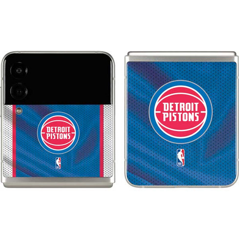 NBA Detroit Pistons Away Jersey Galaxy Z Flip3 5G Skin