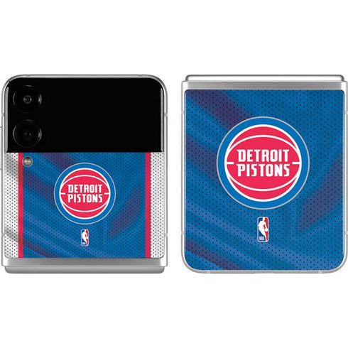 NBA Detroit Pistons Away Jersey Galaxy Z Flip4 5G Skin