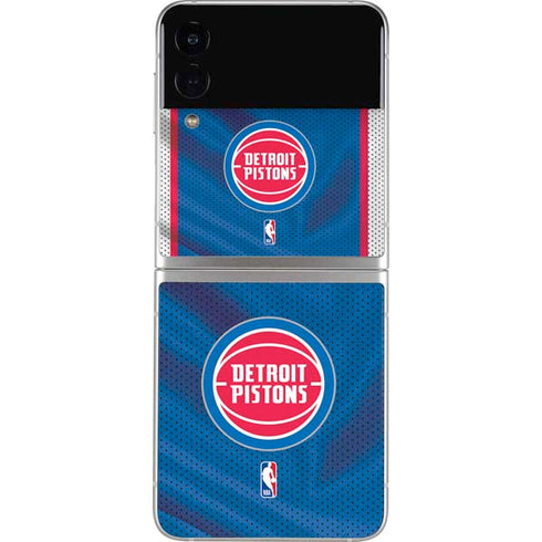 NBA Detroit Pistons Away Jersey Galaxy Z Flip4 5G Skin
