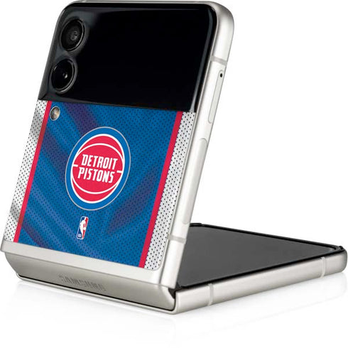NBA Detroit Pistons Away Jersey Galaxy Z Flip4 5G Skin